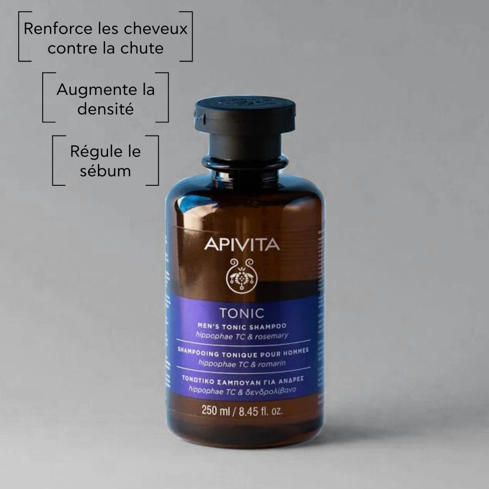 Apivita Men's Tonic Shampooing Hippophae TC & Romarin