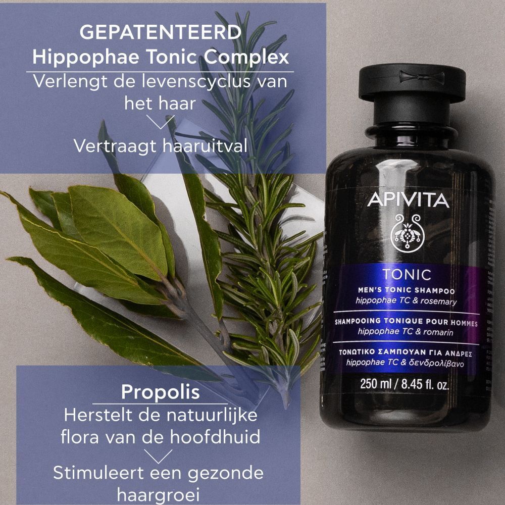 Apivita Men's Tonic Shampoo Hippophae TC & Rosemary