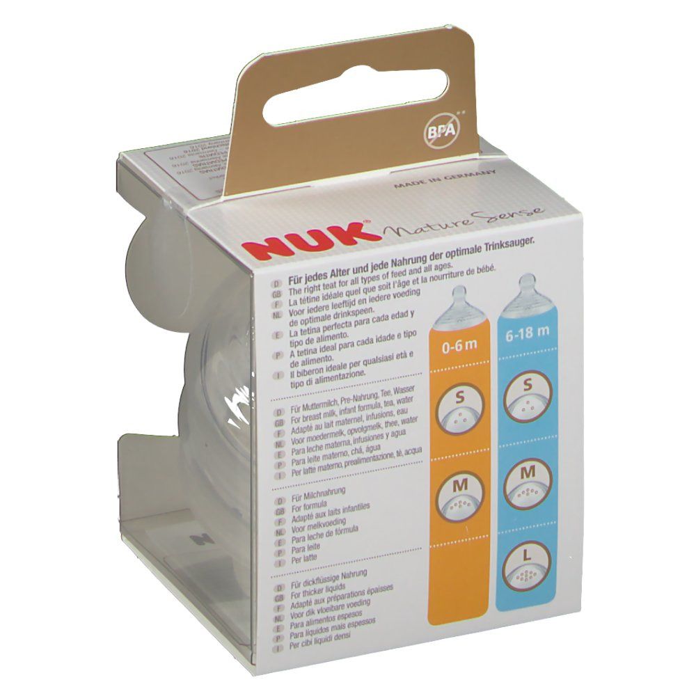 NUK Zuigspeen Nature Sense Small 1