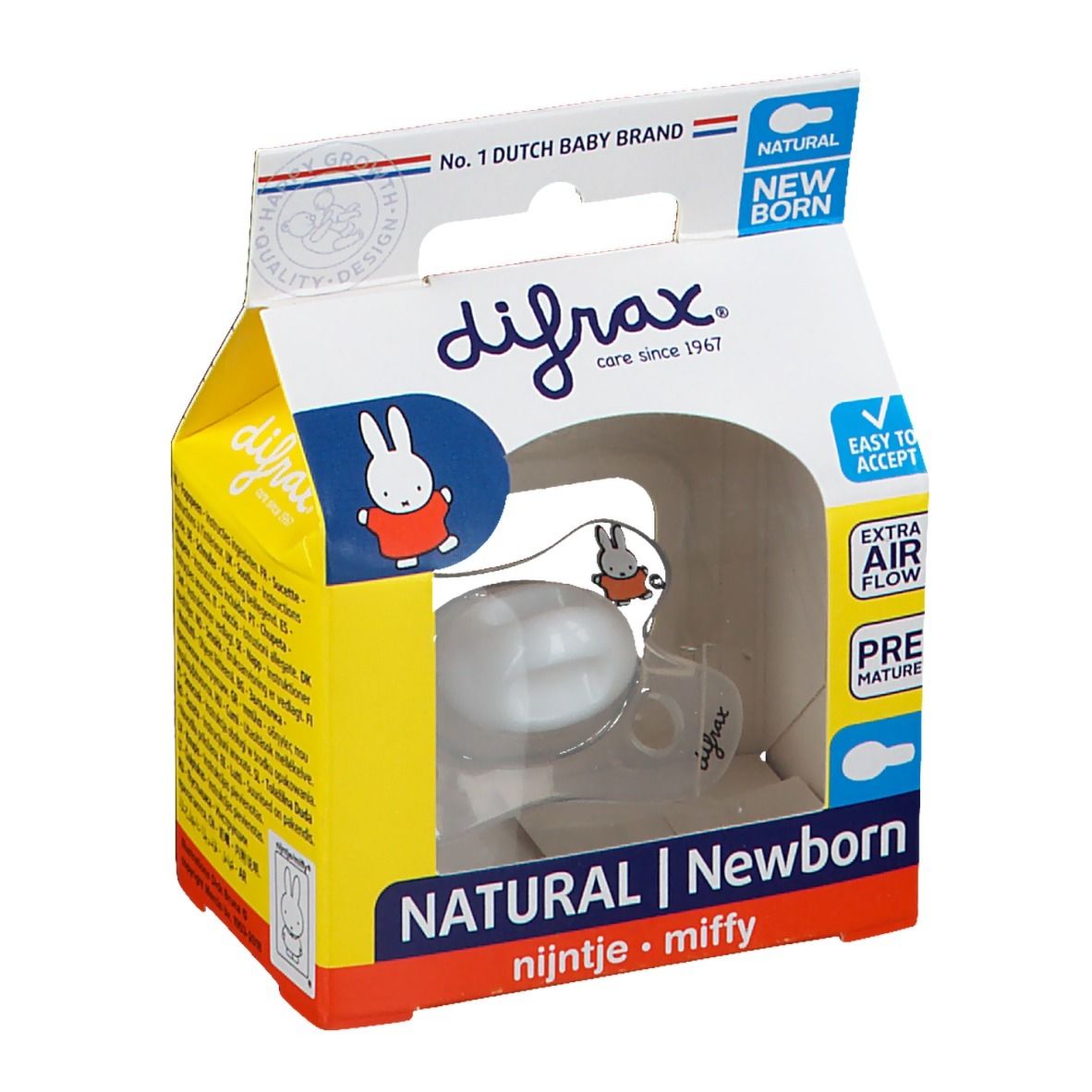 Difrax Fopspeen Natural Nijntje Newborn