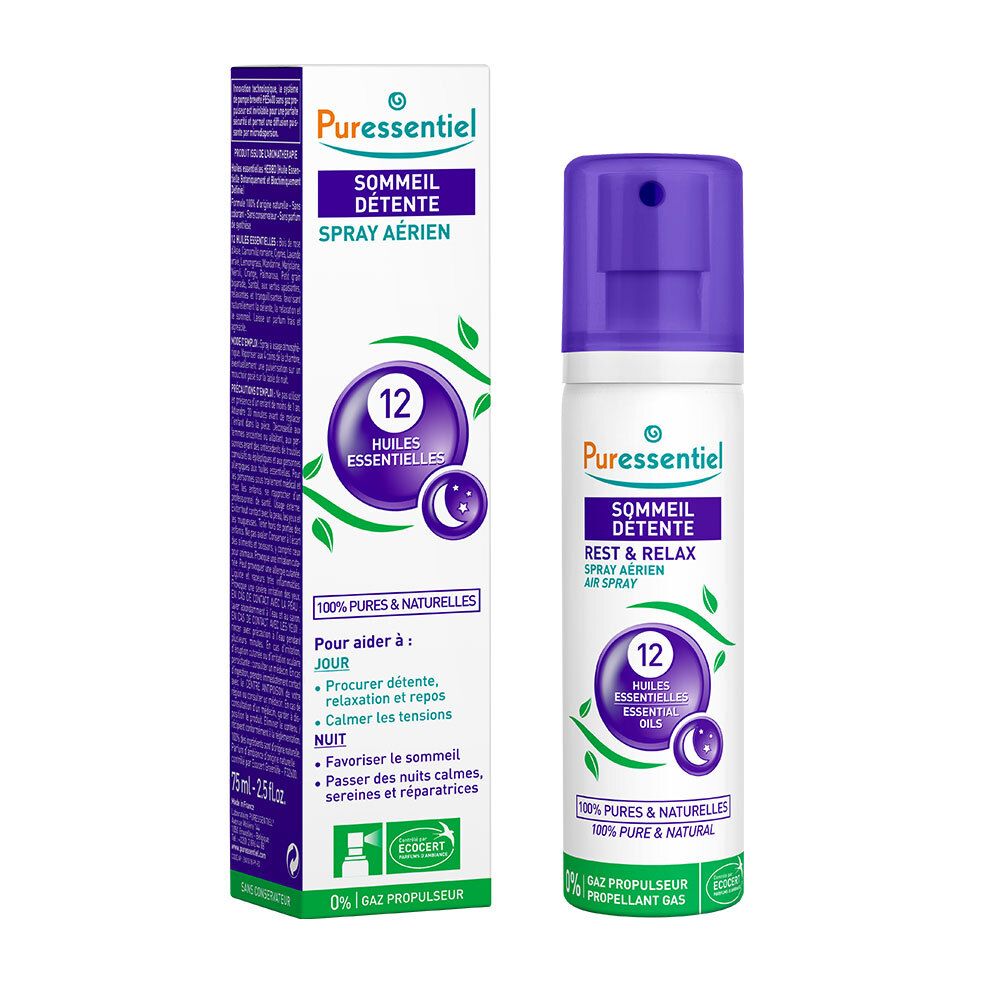 Puressentiel Slaap/Ontspanning Spray + Stress Roller Aan -50%
