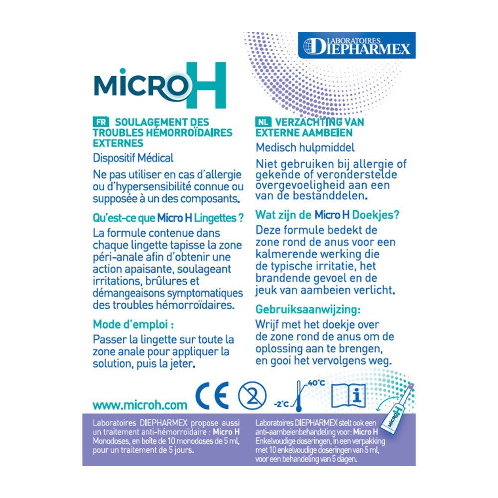 Micro H. Lingettes