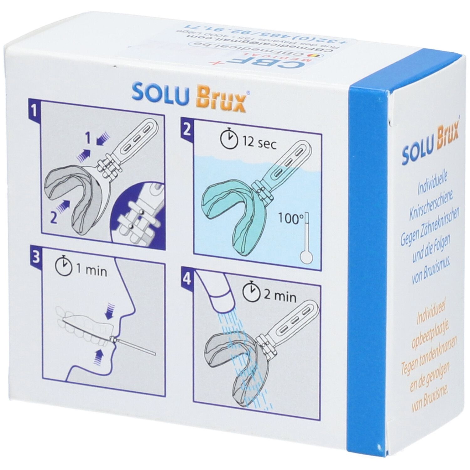 Solu Brux Biteguard Réglable Transparent