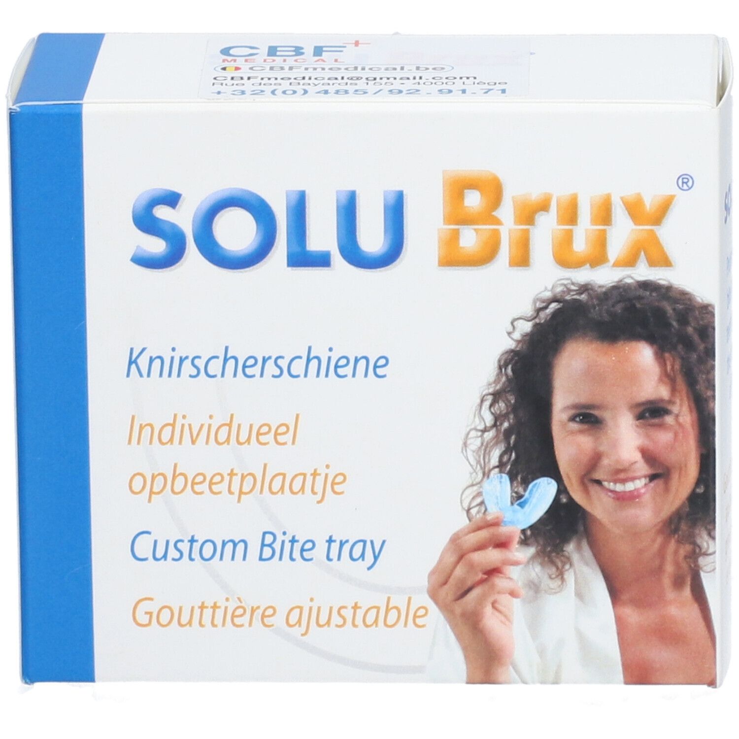 Solu Brux Biteguard Réglable Transparent