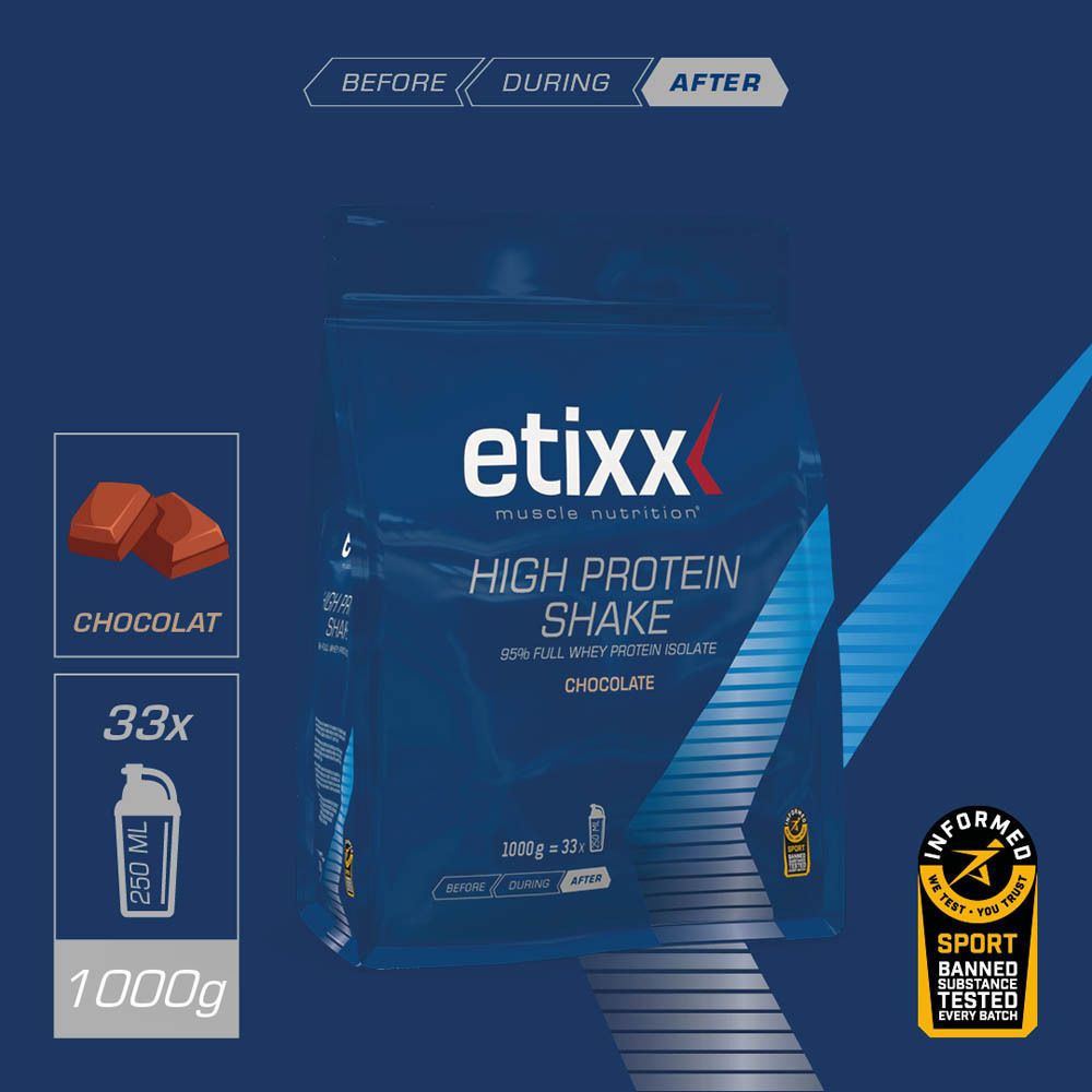 Etixx High Protein Shake Choco