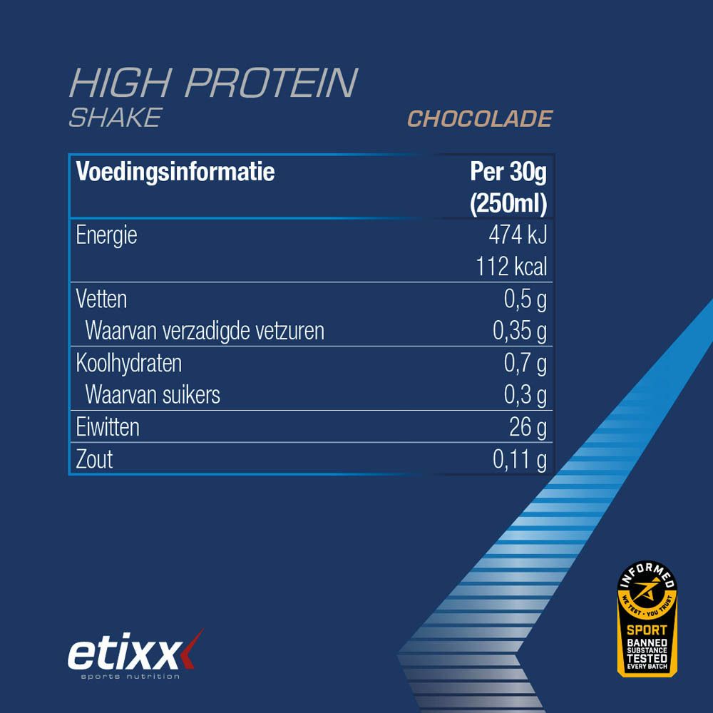 Etixx High Protein Shake Choco