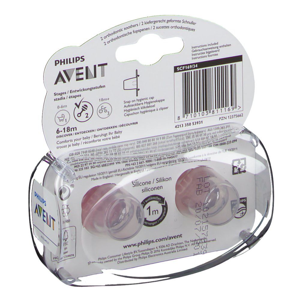 Avent Fopspeen Classic Adventures Sea 6-18 Maanden SCF169/34