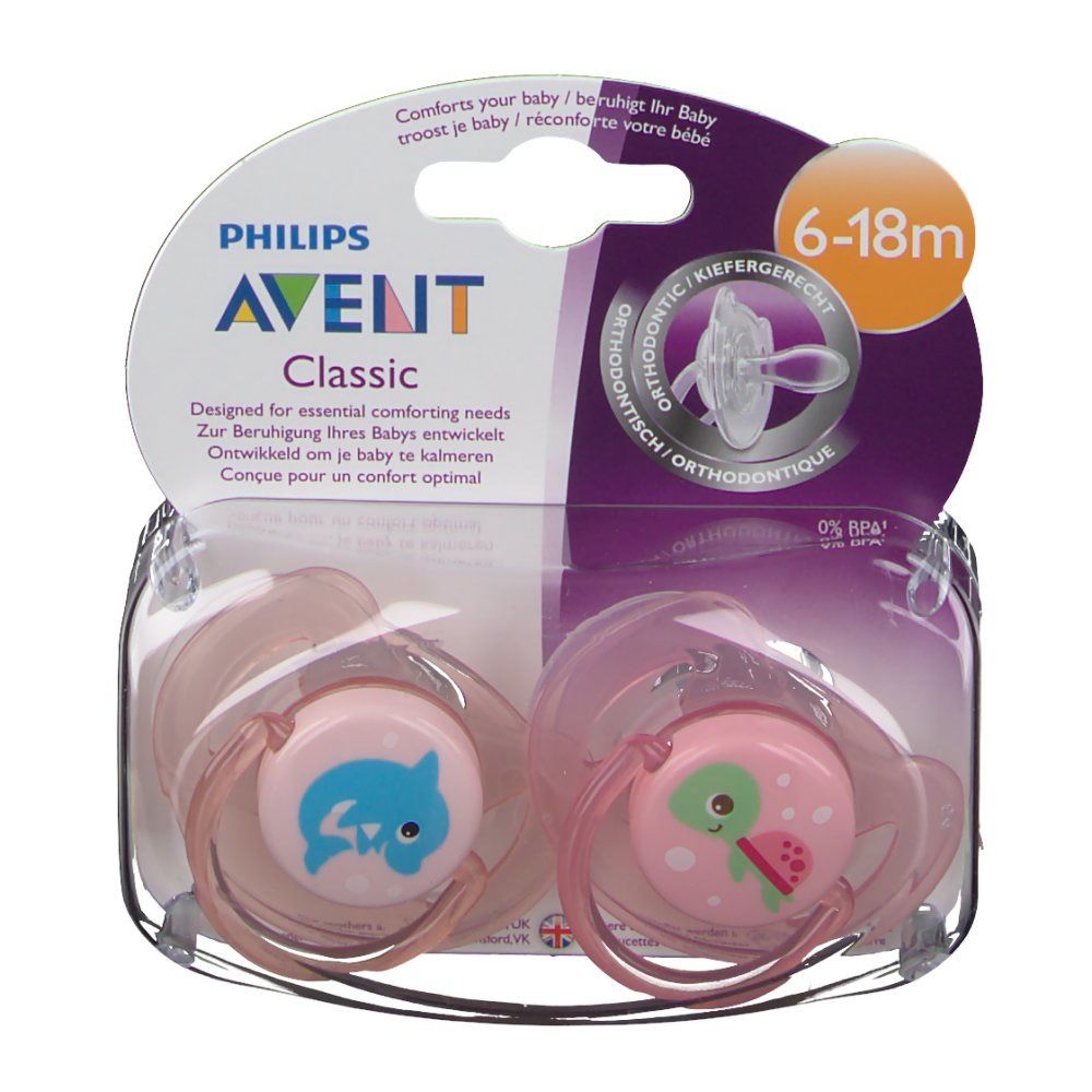 Avent Fopspeen Classic Adventures Sea 6-18 Maanden SCF169/34