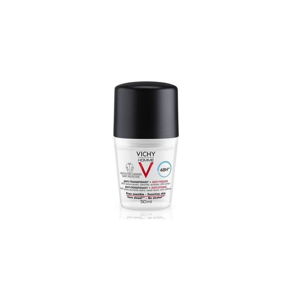 Vichy Homme Déodorant 48h Anti-Transpirant Anti-Traces
