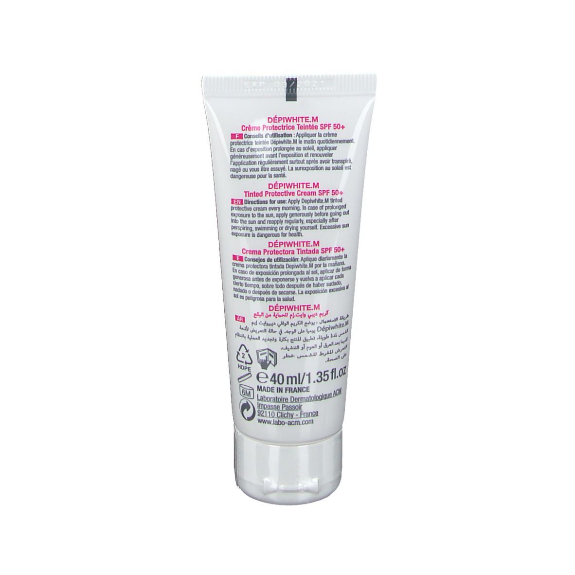 Depiwhite M Beschermende Getinte Crème SPF50+