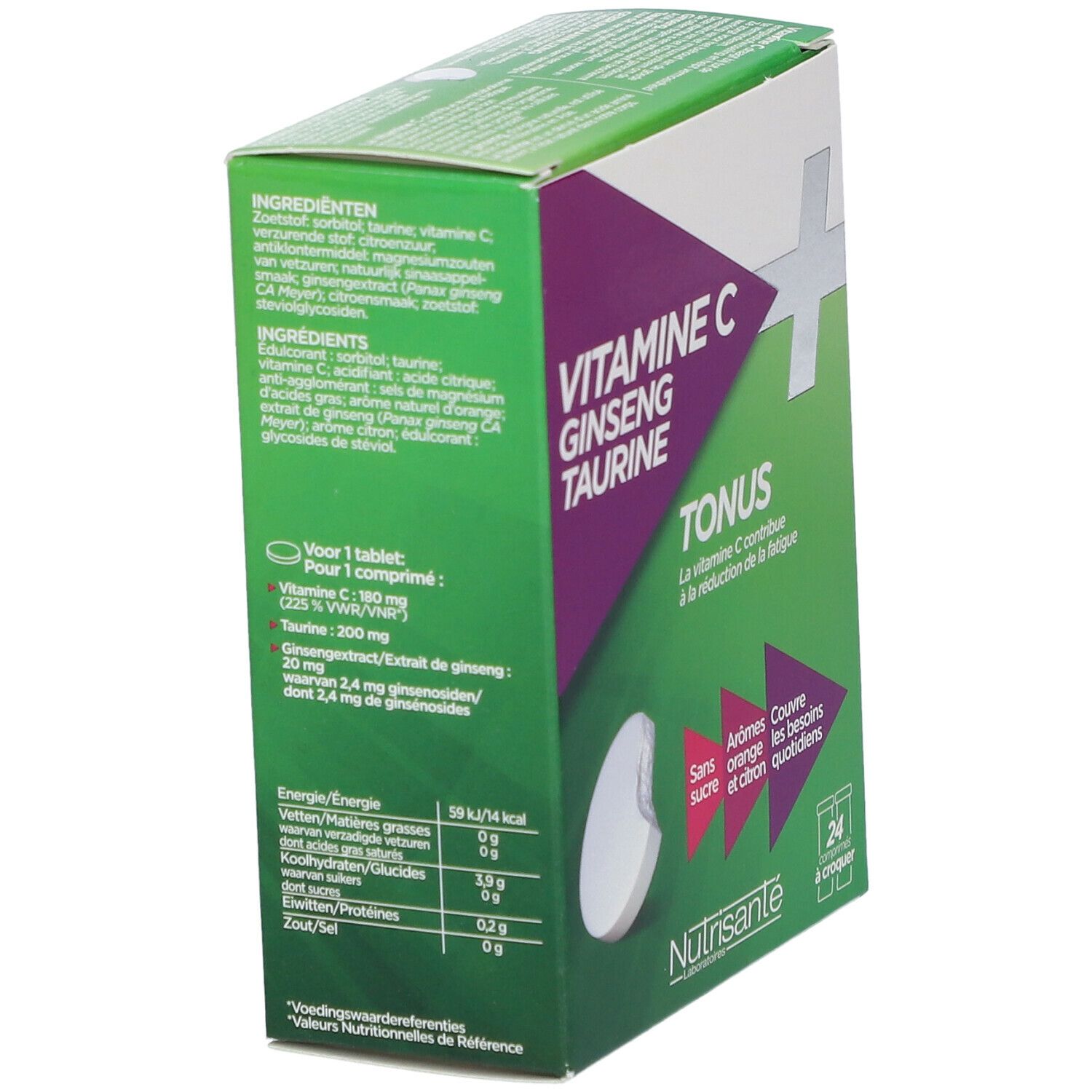 Nutrisanté Vitamine C+ Ginseng Taurine