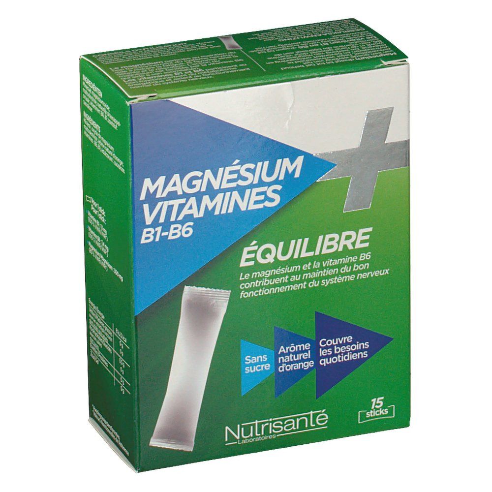 Nutrisanté Magnésium + Vitamines B1-B6