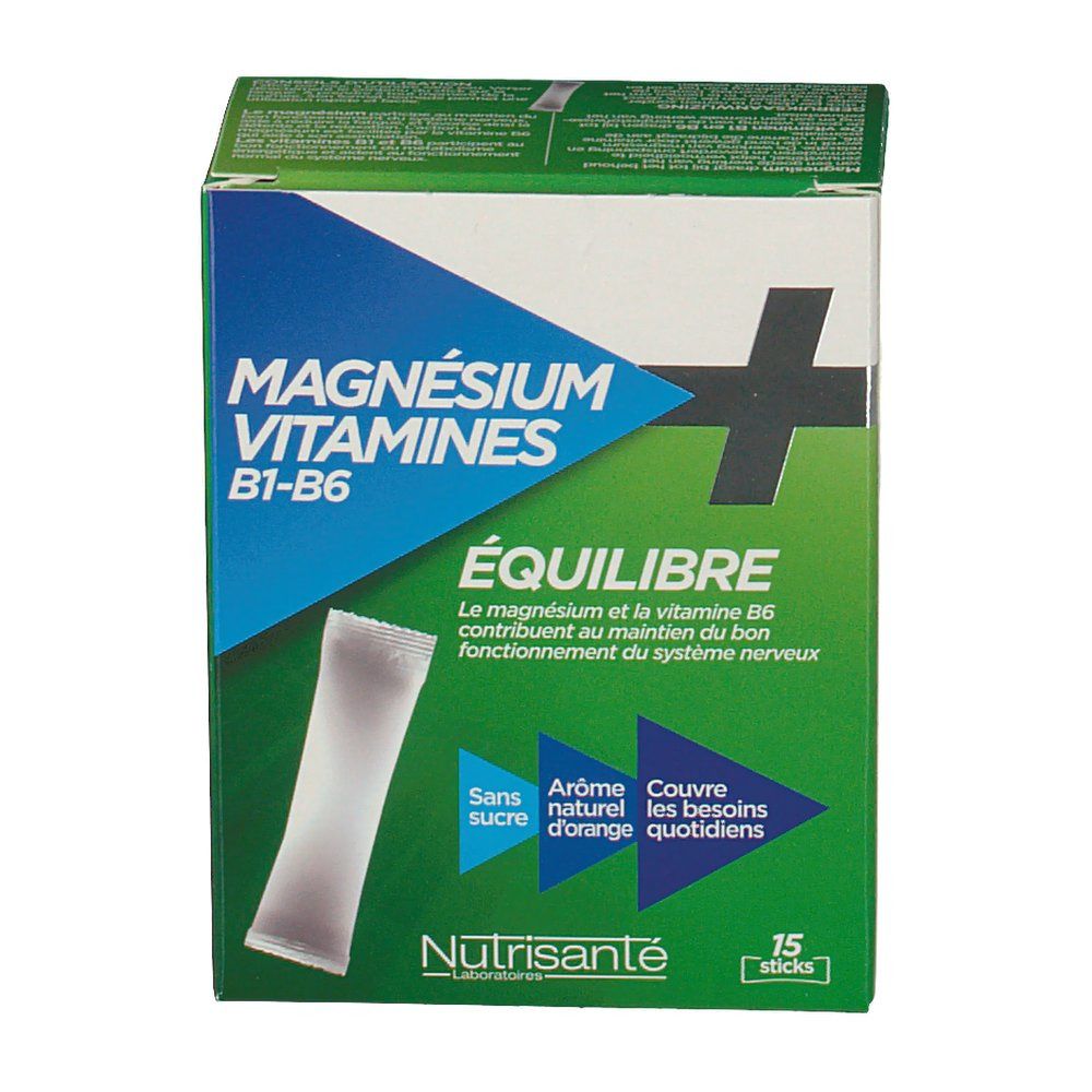 Nutrisanté Magnésium + Vitamines B1-B6