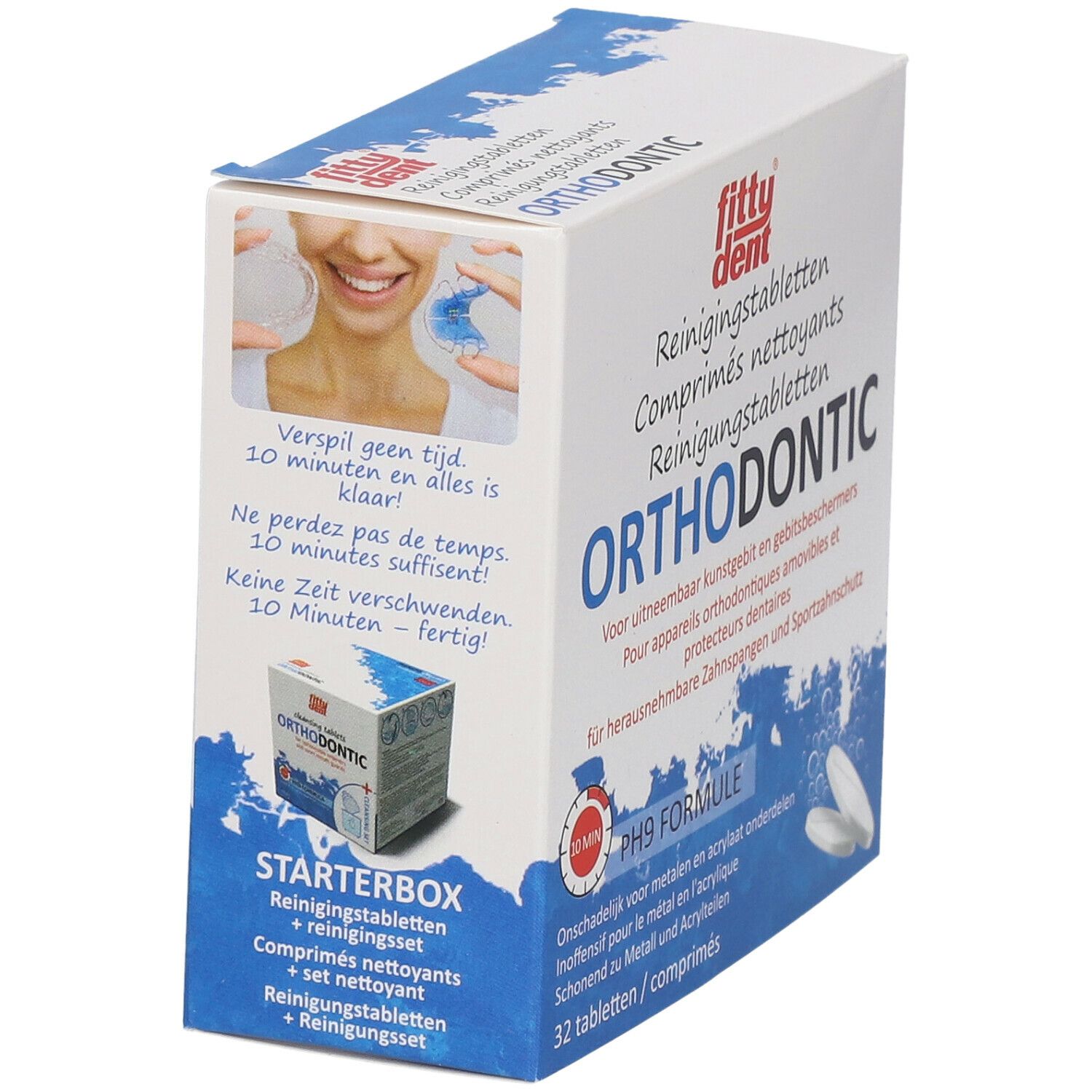 Fittydent Ortho Nettoyage Comprimés Effervescents