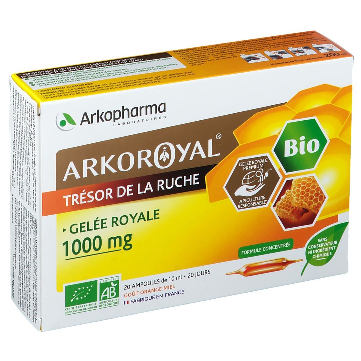 Arkoroyal Koninginnebrij 1000mg 20x10 Ml Farmaline arkoroyal-koninginnebrij-1000mg-20x10-ml-farmaline