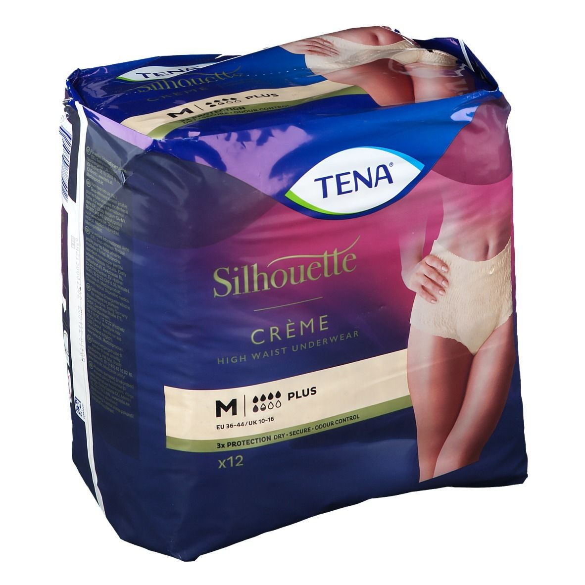 TENA Silhouette Plus Taille Haute Crème Medium