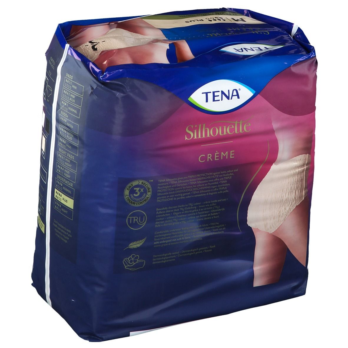 TENA Silhouette Plus Taille Haute Crème Medium