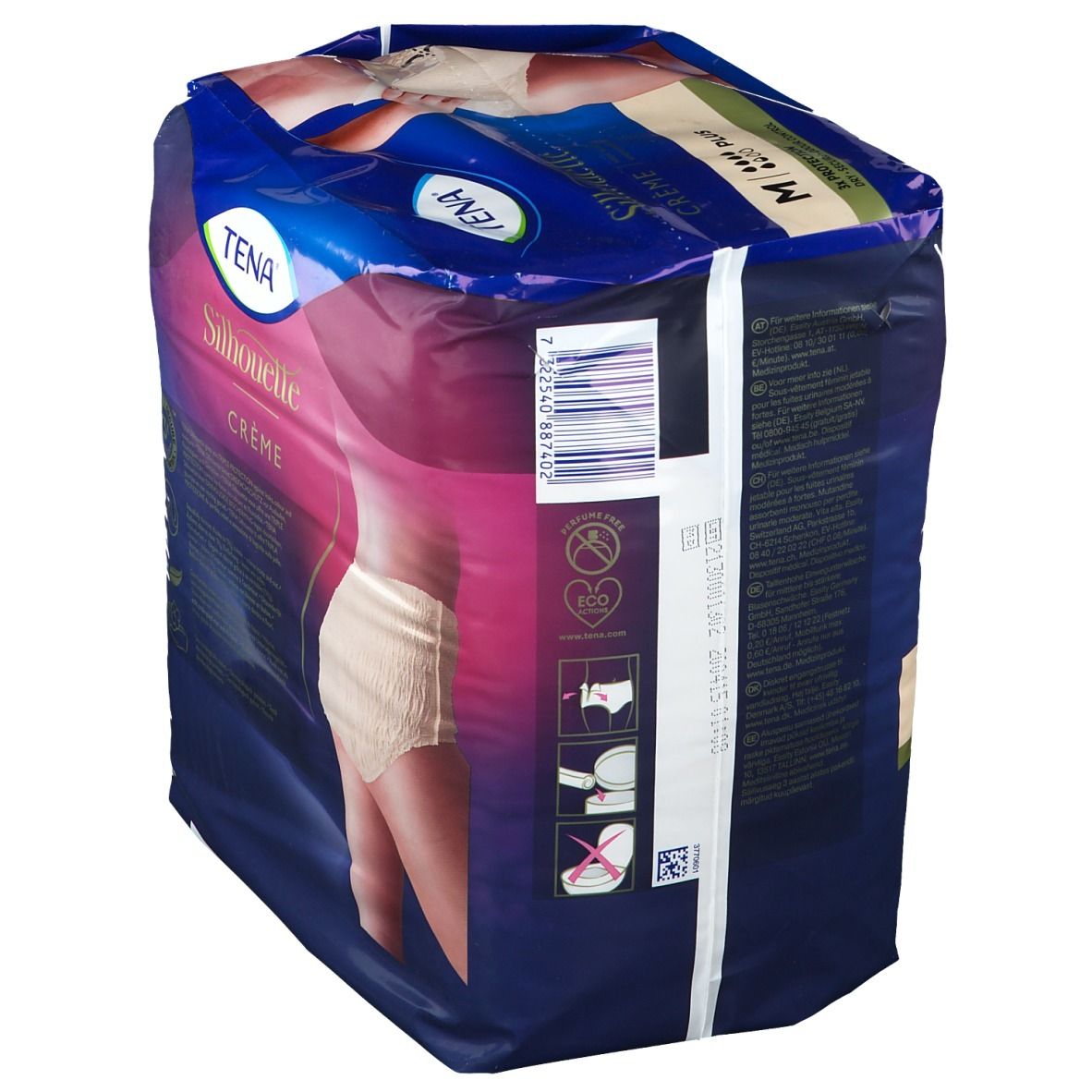 TENA Silhouette Plus Taille Haute Crème Medium