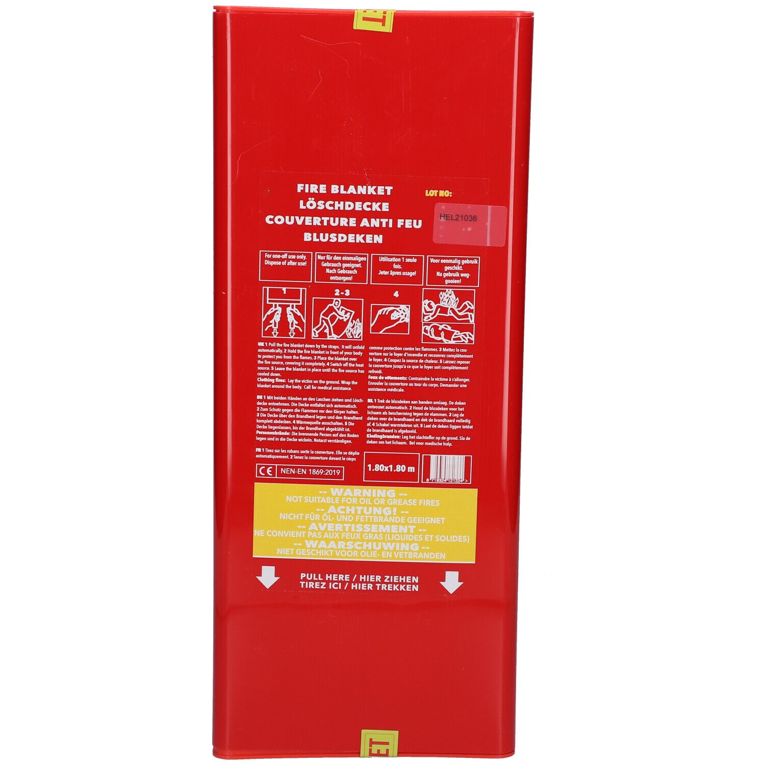 Covarmed Couverture Anti-Feu 1,8x1,8 m 603