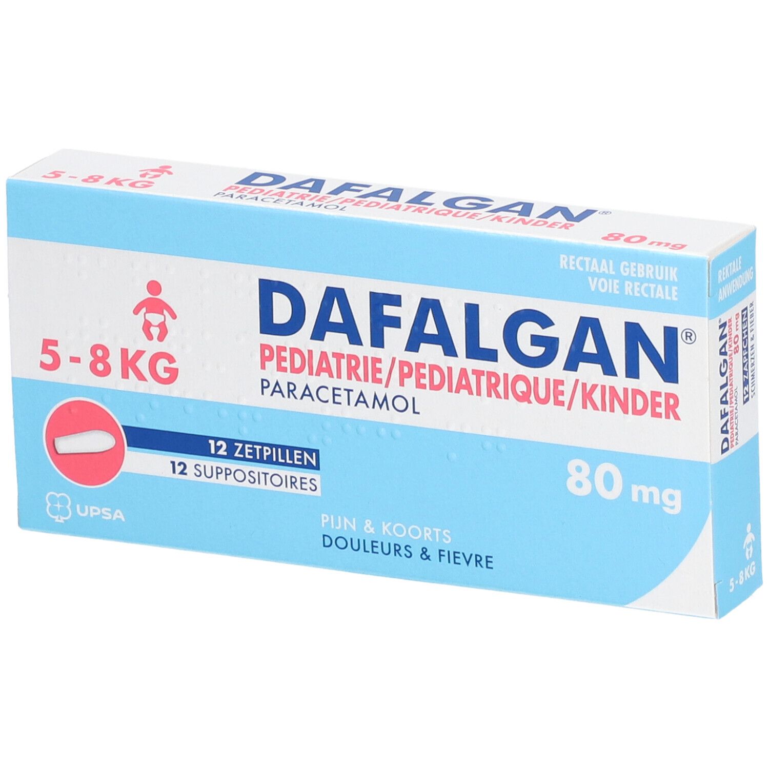 Dafalgan® Pédiatrique 80 mg Paracétamol | Douleurs & Fièvre