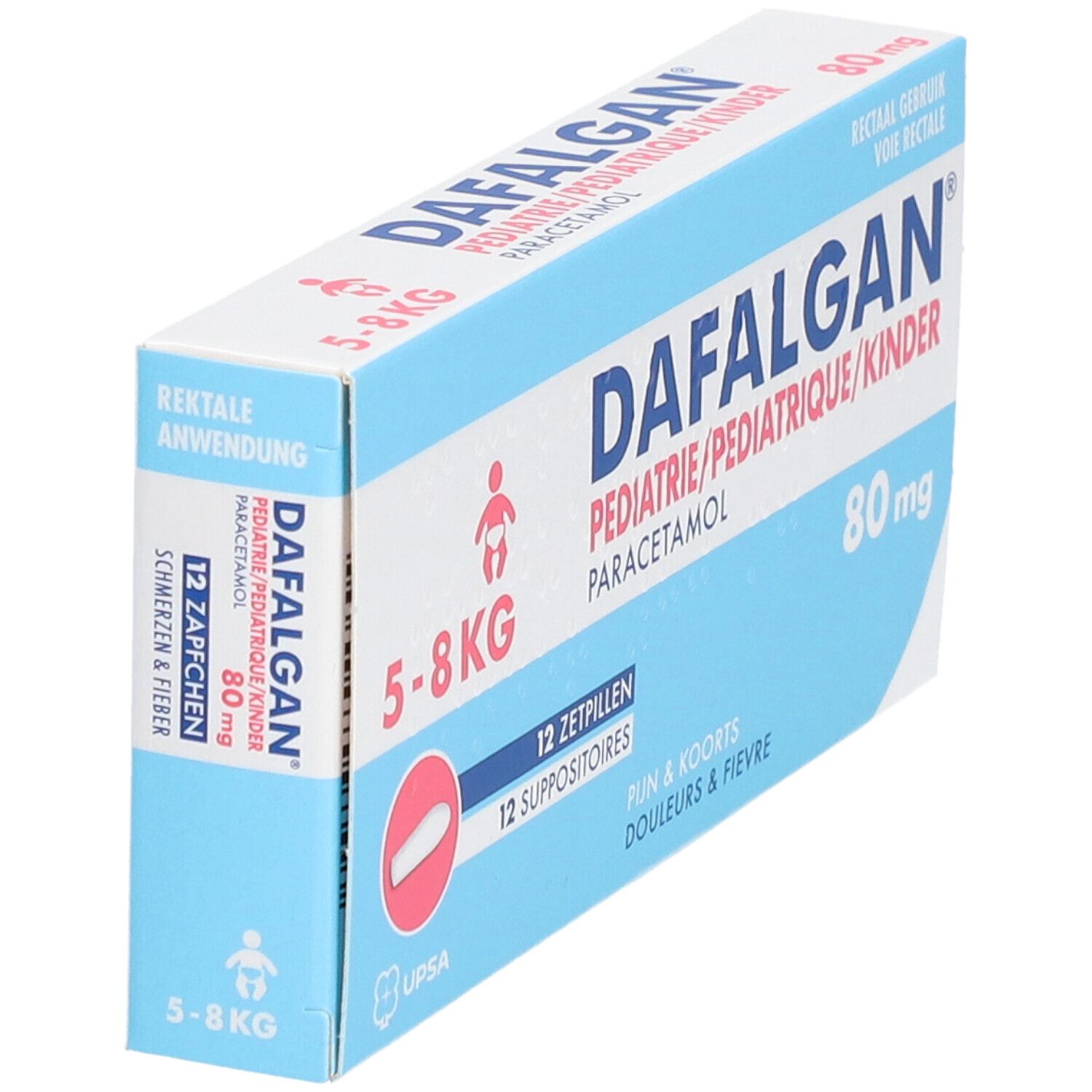 Dafalgan® Pédiatrique 80 mg Paracétamol | Douleurs & Fièvre