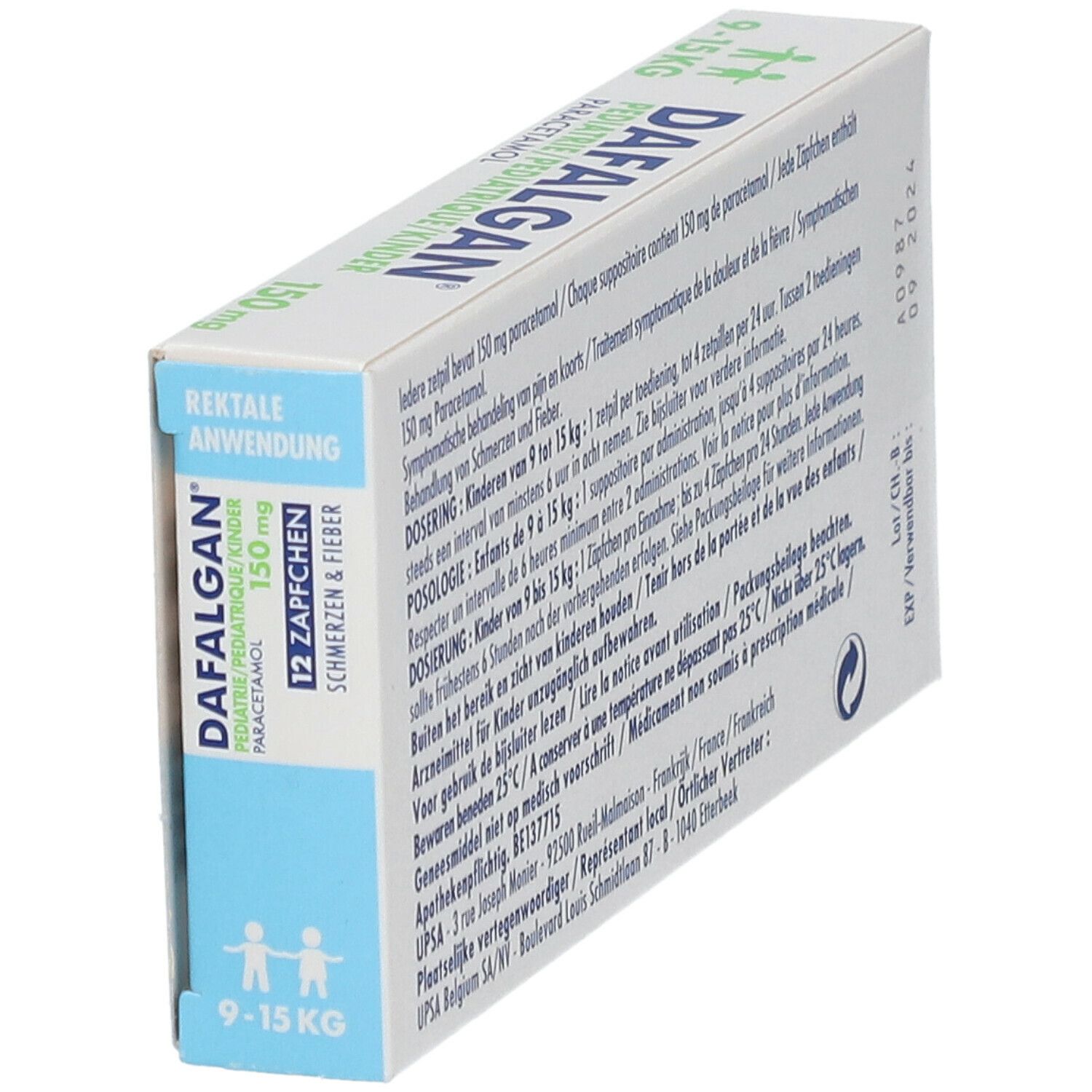 Dafalgan® Pédiatrique 150 mg Paracétamol | Douleurs & Fièvre