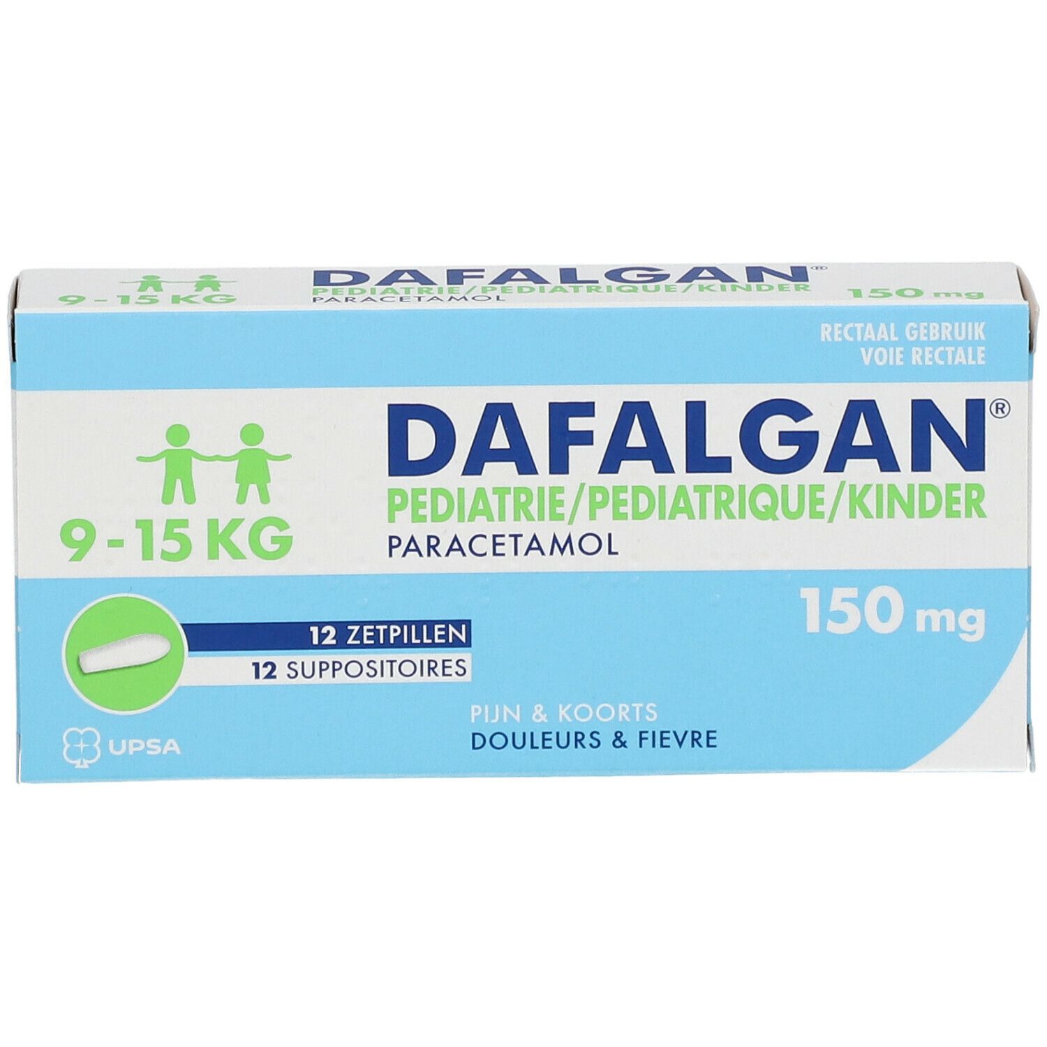 Dafalgan® Pédiatrique 150 mg Paracétamol | Douleurs & Fièvre