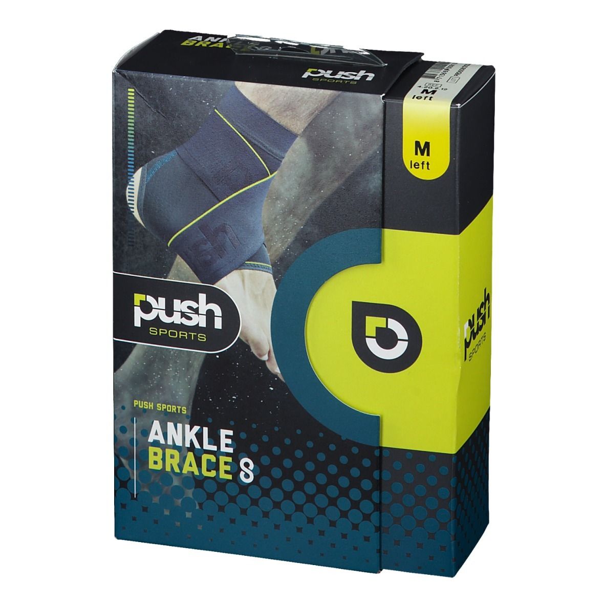 Push Sports Cheville 8 Gauche Medium 22,5-25,5 cm 242212