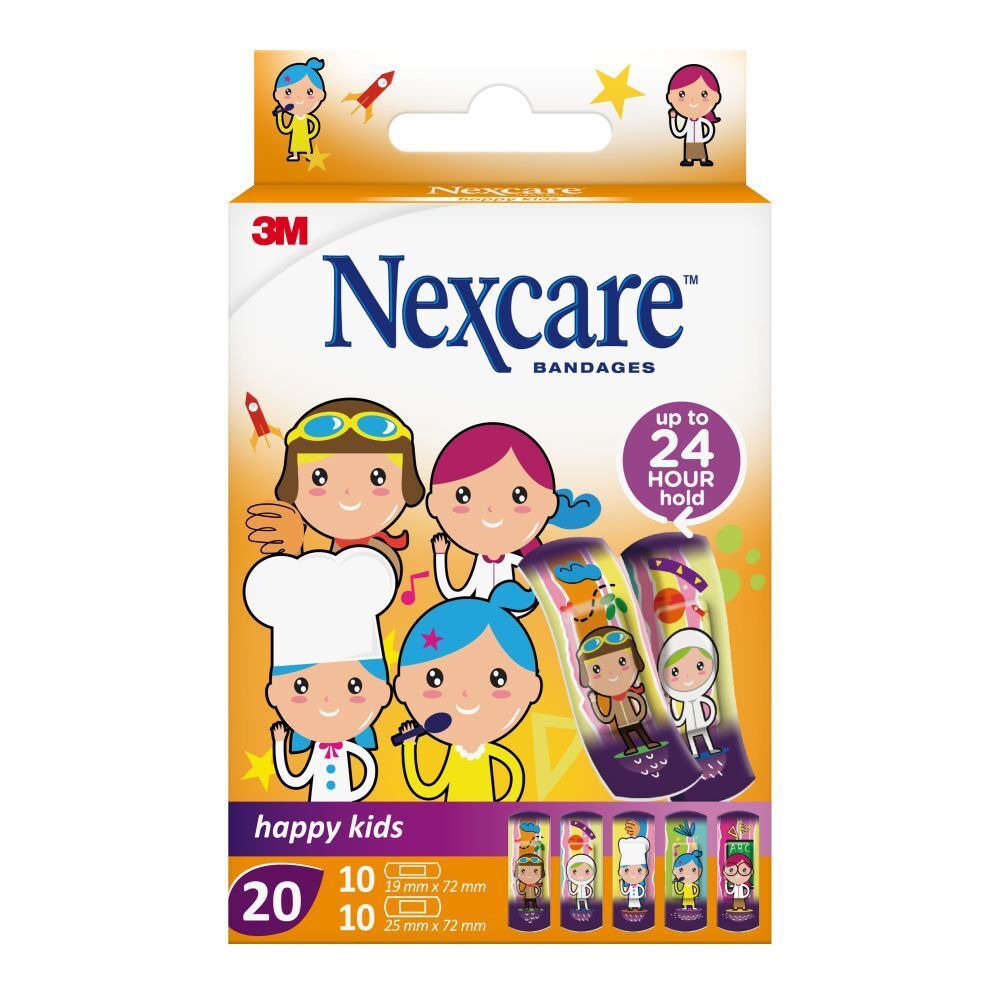 3M Nexcare Happy Kids Beroepen 20 Pleisters Assortiment N0920PR