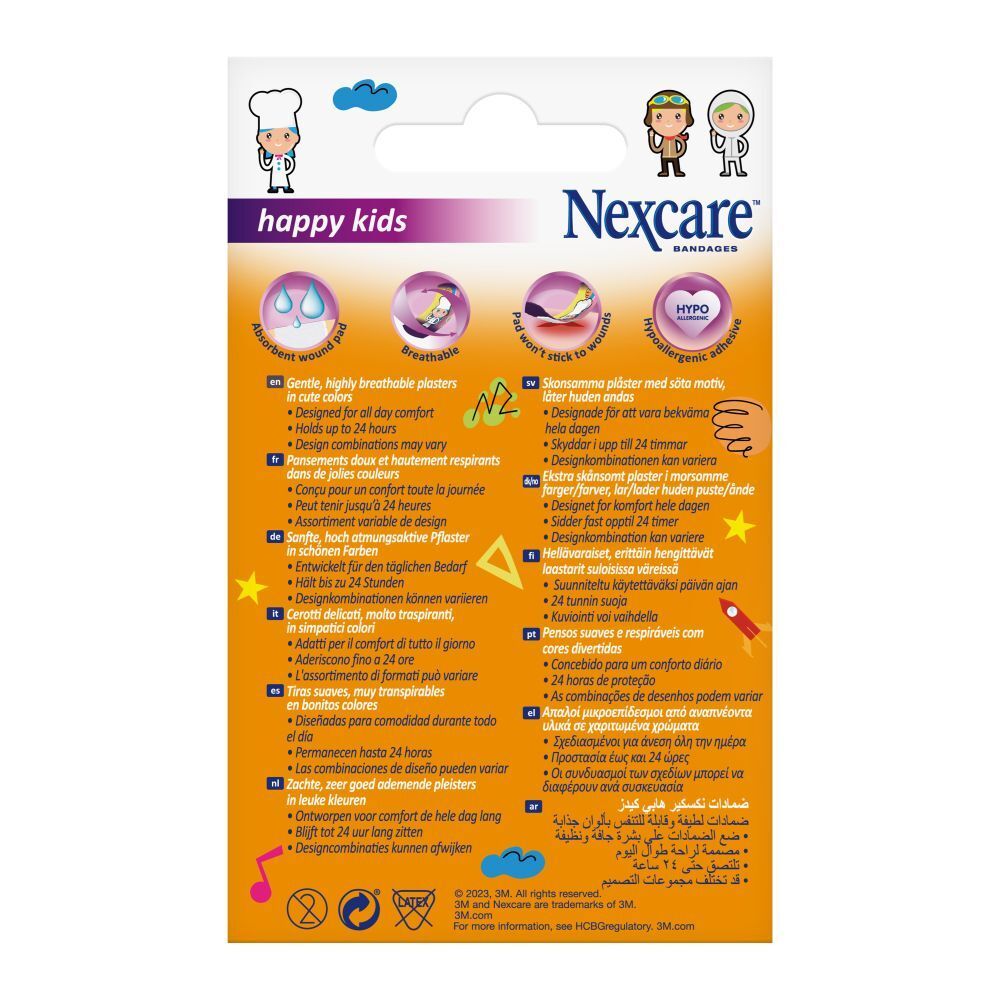 3M Nexcare Happy Kids Beroepen 20 Pleisters Assortiment N0920PR