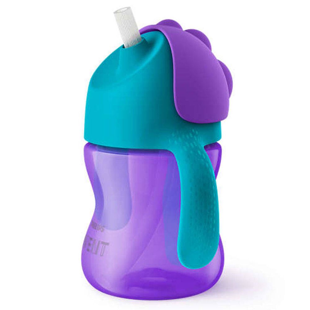 Philips Avent Drinkbeker met Rietje Girl Paars SCF796/02