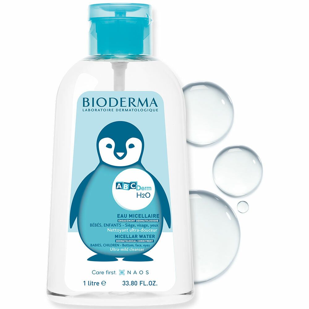 Bioderma ABCDerm H2O Micellaire Oplossing met Doseerpomp
