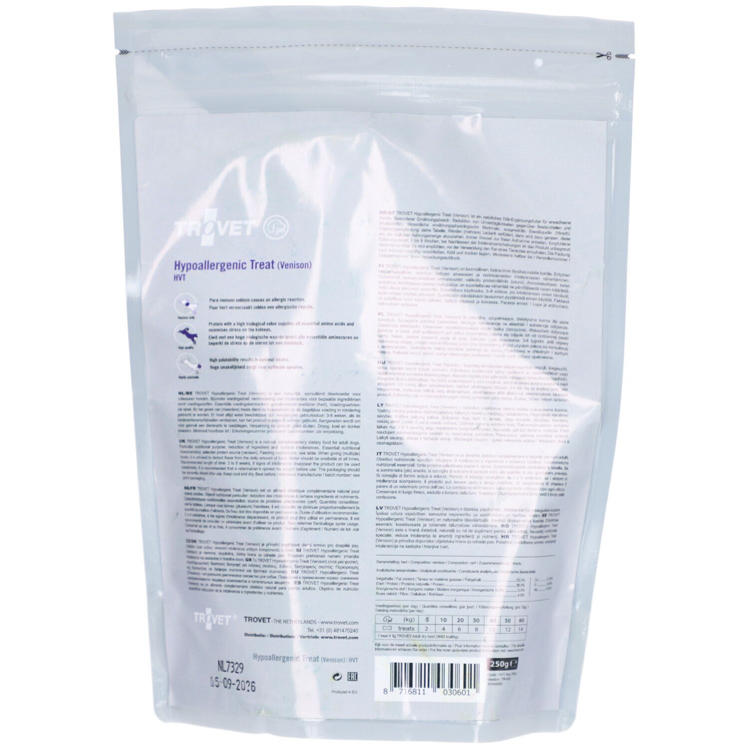 Trovet HVT Hypoallergenic Venison