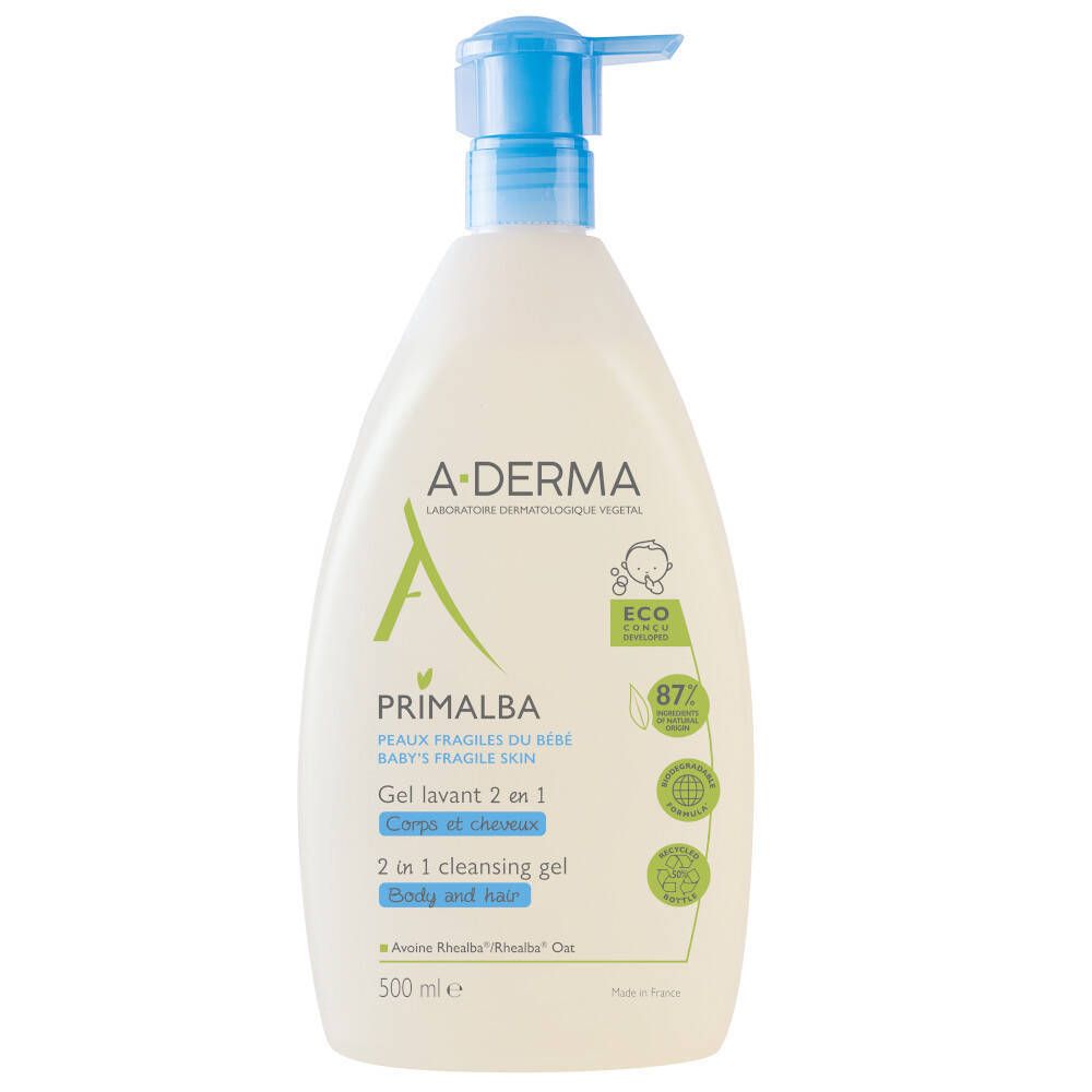 A-Derma Primalba Bébé Gel lavant 2 en 1
