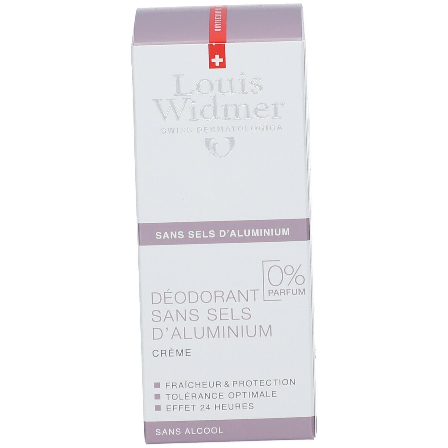 Louis Widmer Deo Crème Sans Sels d'Aluminium Sans Parfum
