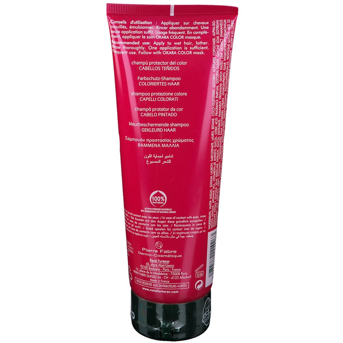 Rene Furterer Okara Color Shampooing Protecteur Couleur + 50 ml GRATUIT