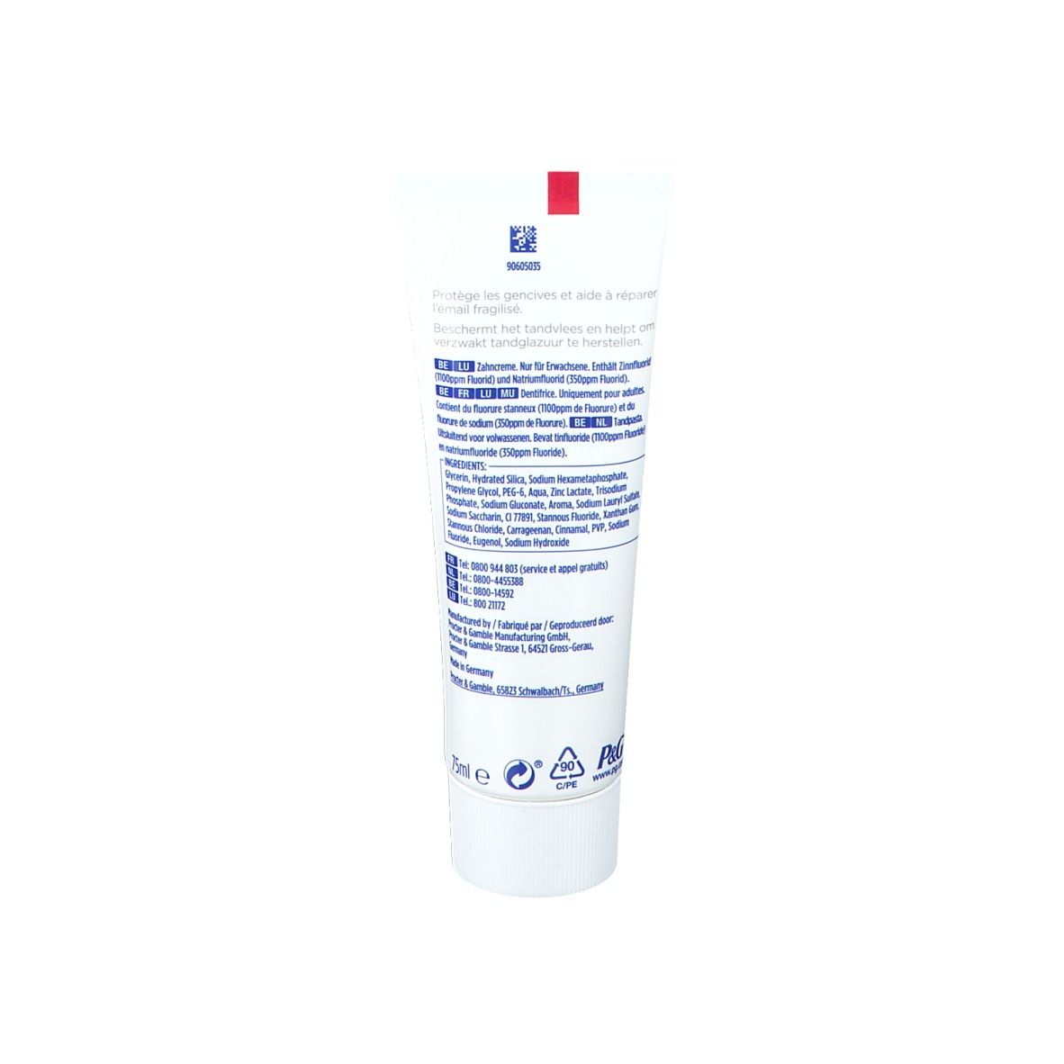 Oral B Toothpaste Gum & Enamel Repair Gentle Blanc