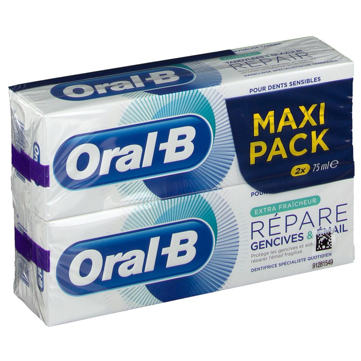 Oral B Tandpasta Tandvlees & Glazuur Repair Extra Fris DUO
