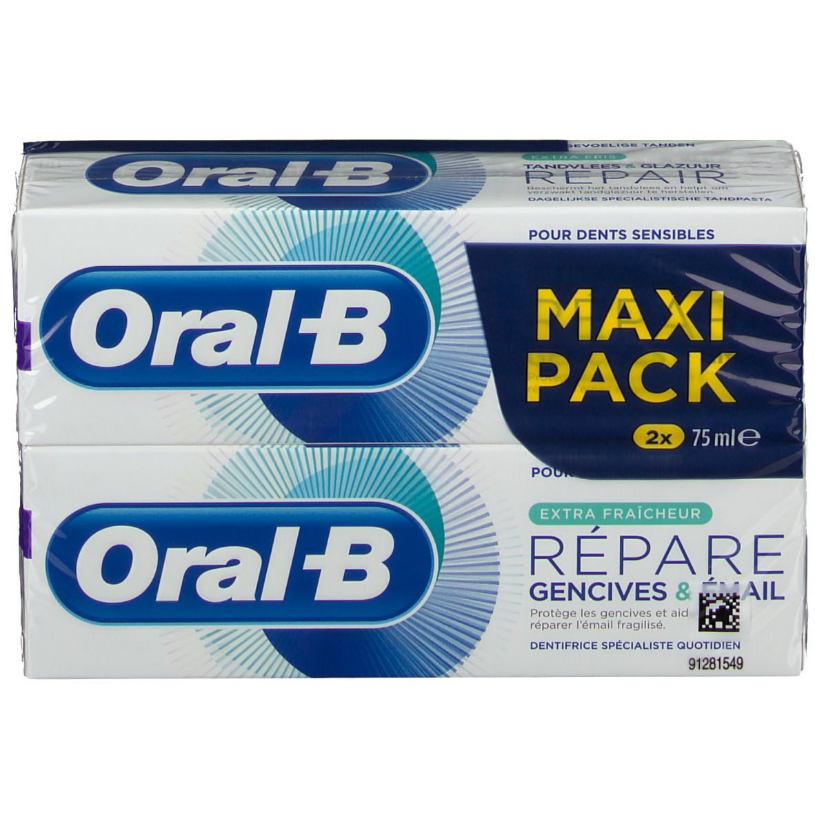 Oral B Tandpasta Tandvlees & Glazuur Repair Extra Fris DUO