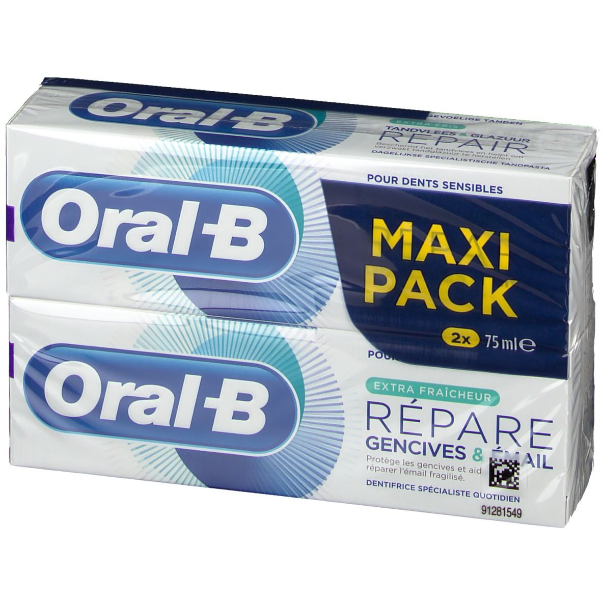Oral B Tandpasta Tandvlees & Glazuur Repair Extra Fris DUO