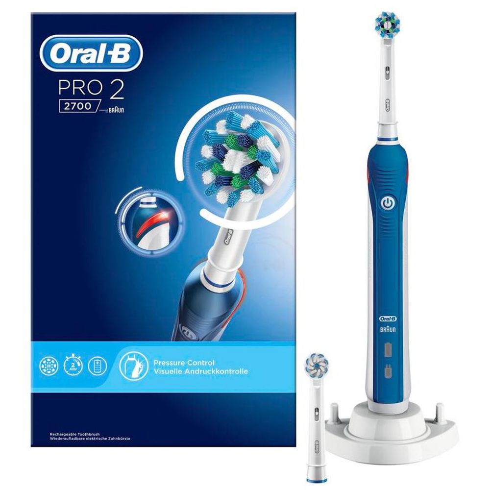 Oral B Pro 2 2700 Brosse à Dents Électrique Bleue