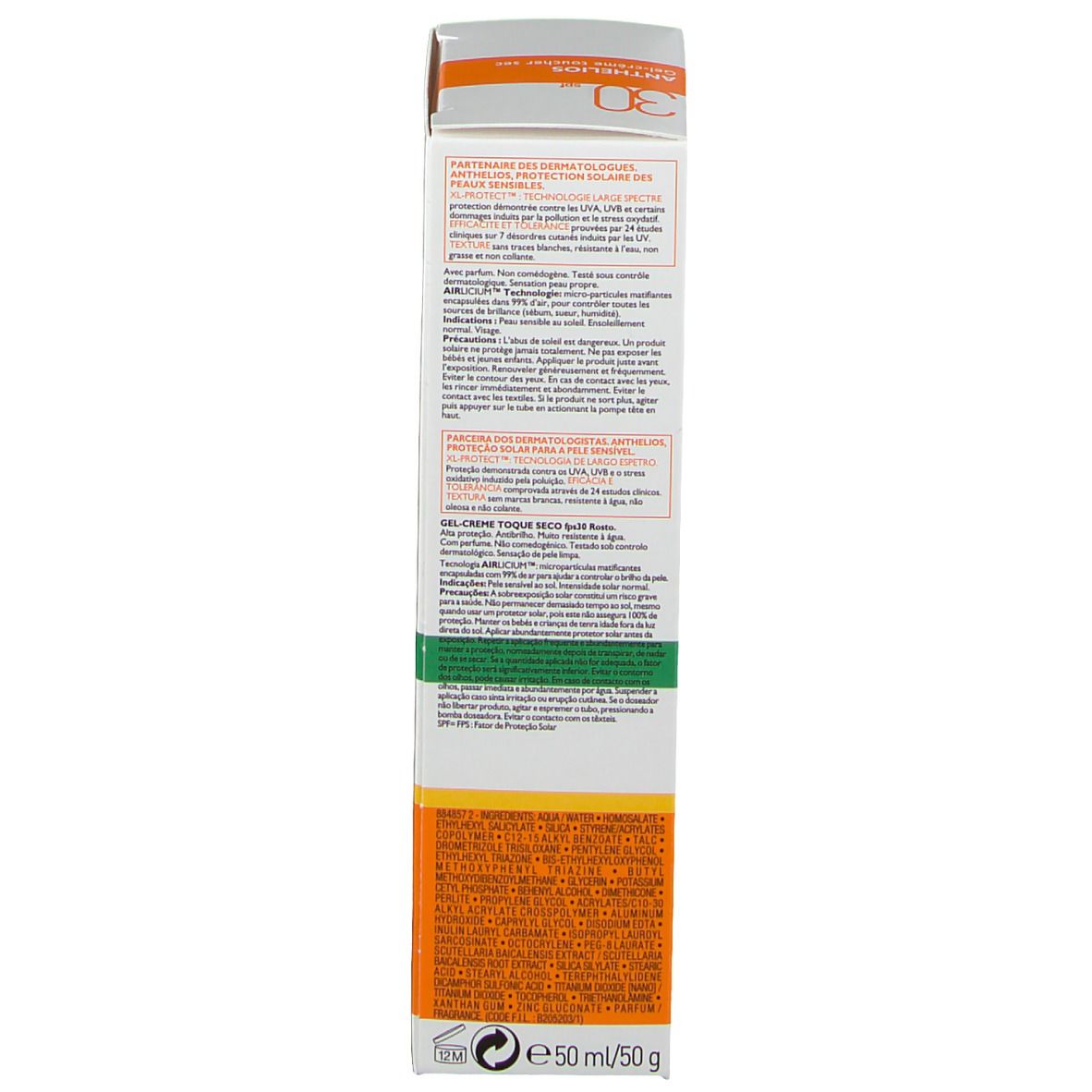 La Roche-Posay Anthelios SPF30 Dry Touch Creme Met Parfum