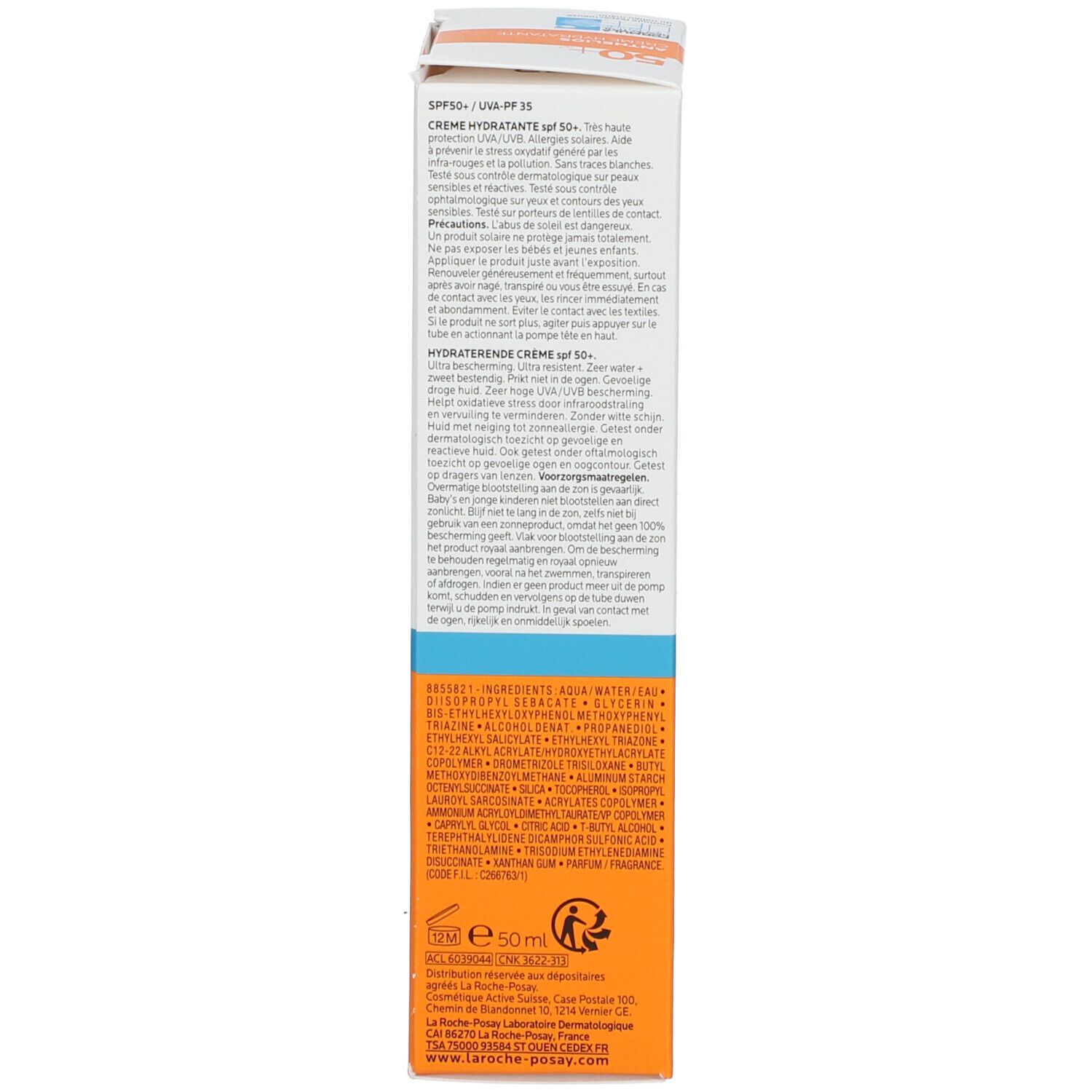 La Roche-Posay Anthélios Ultra SPF50+ Crème Met Parfum