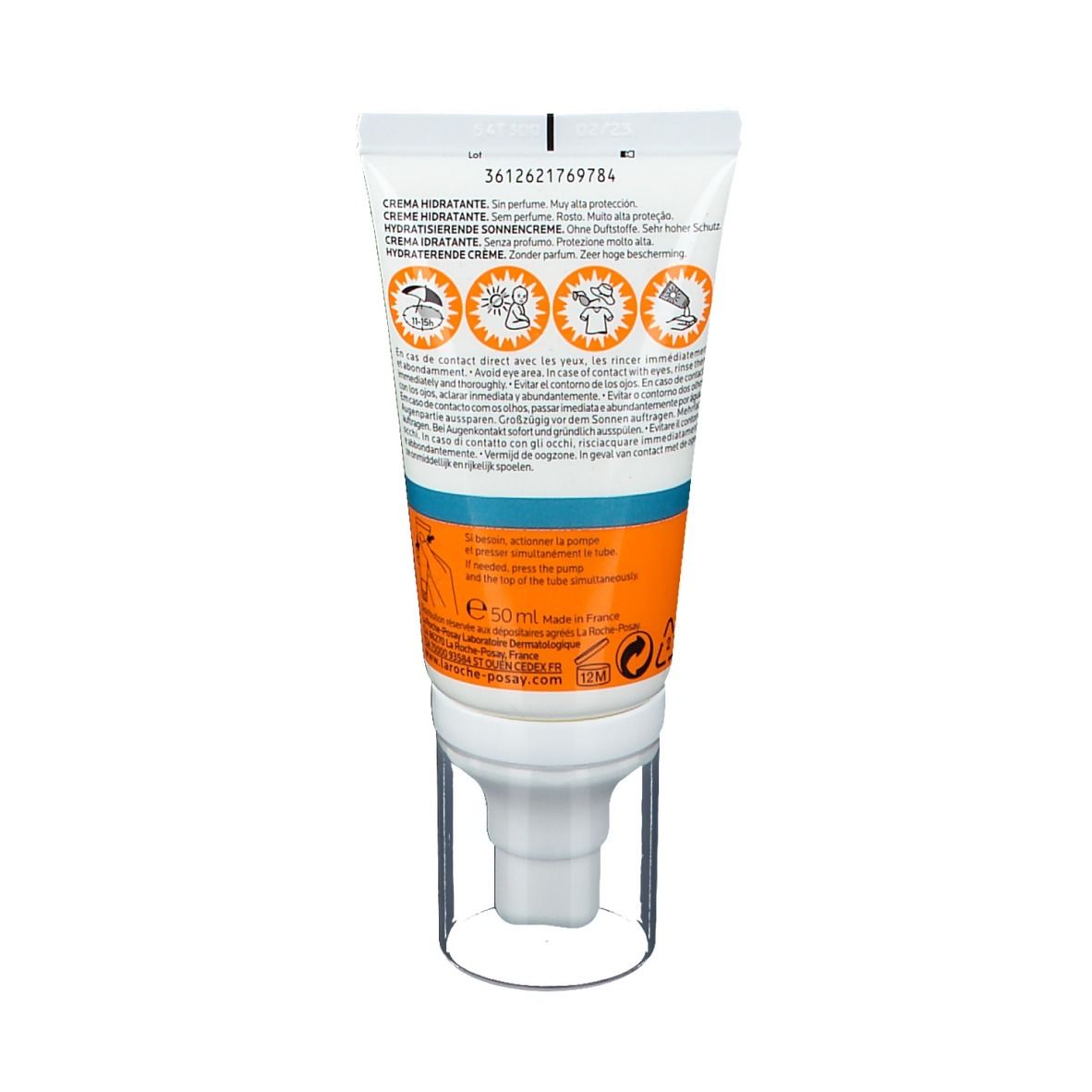 La Roche-Posay Anthelios Crème Hydratante Sans Parfum SPF50+