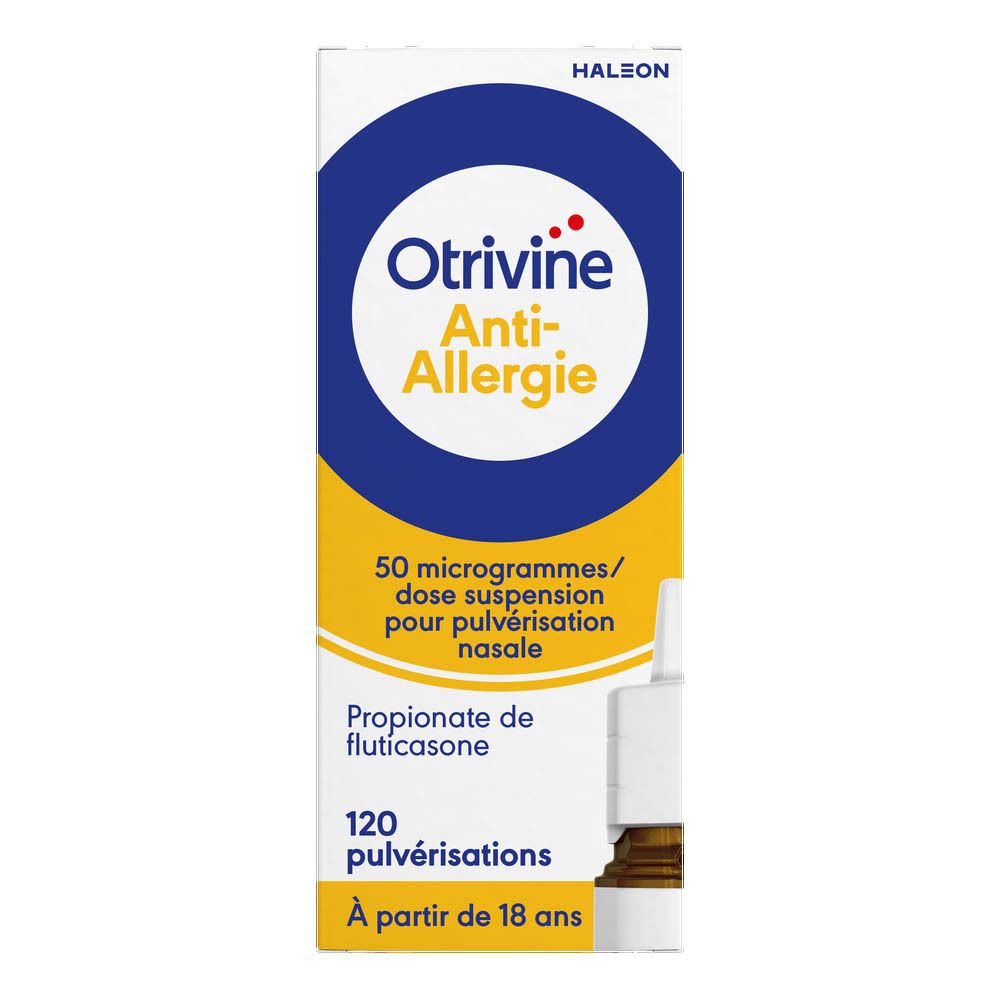 Otrivine Anti-Allergie 50 mcg/dose Suspension pour Pulvérisation Nasale