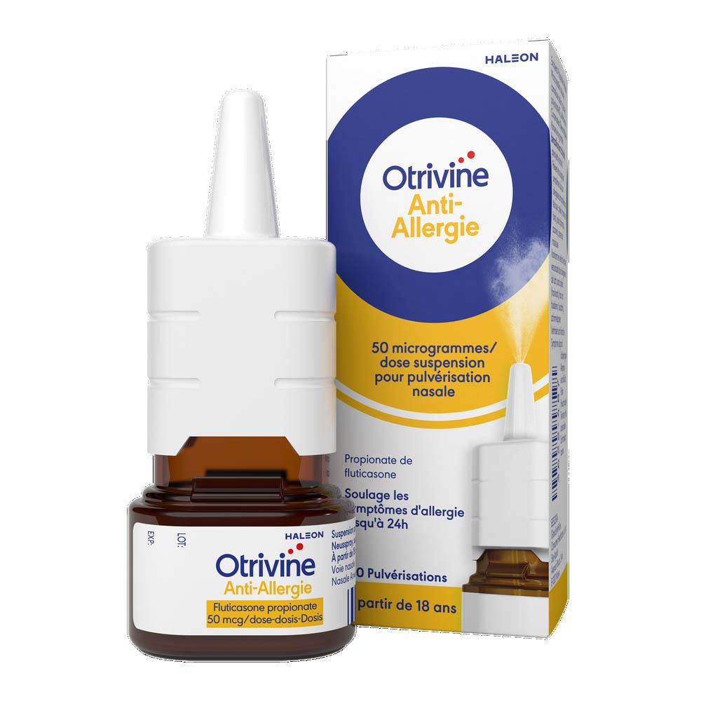 Otrivine Anti-Allergie 50 mcg/dose Suspension pour Pulvérisation Nasale