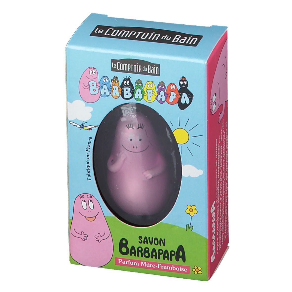 Le Comptoir du Bain Barbapapa Zeepblokje Barbapapa Braambes - Framboos