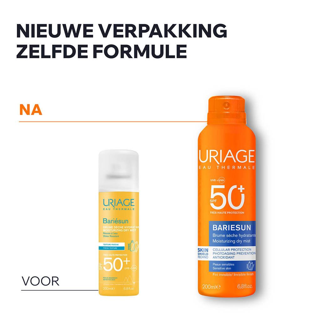 Tekst op witte achtergrond. Titel: Nieuwe verpakking zelfde formule.