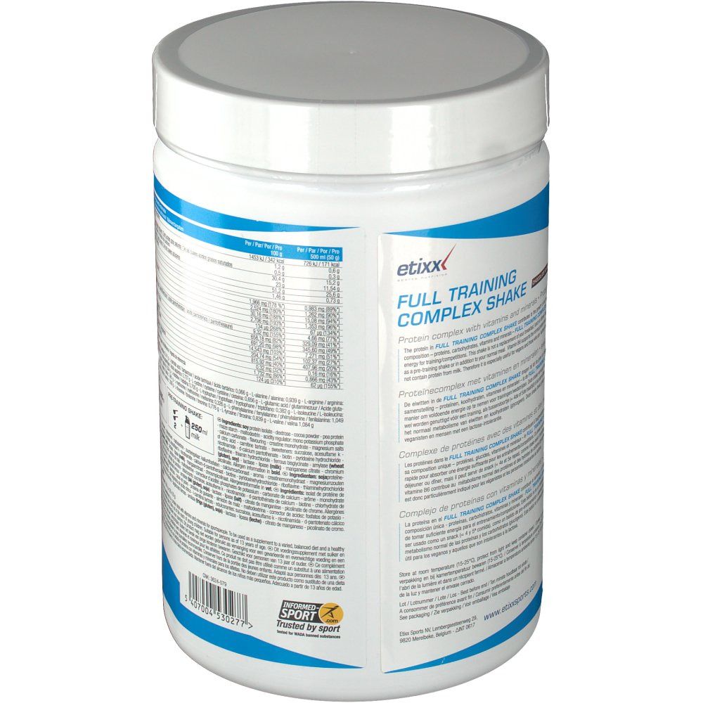Etixx Full Training Complex Shake Choco