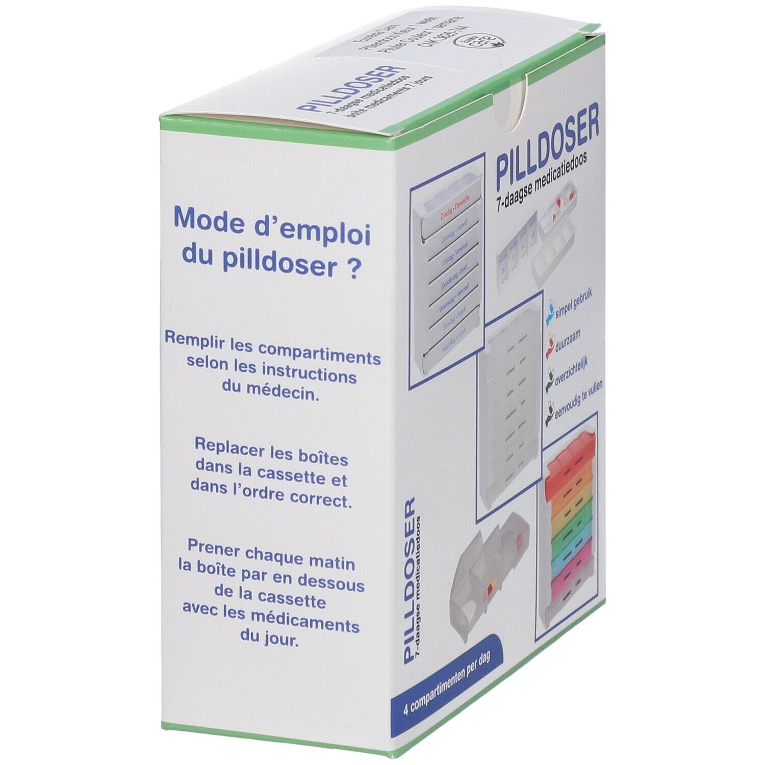 Eureka Care® Pillendoos Kleur 1 Week